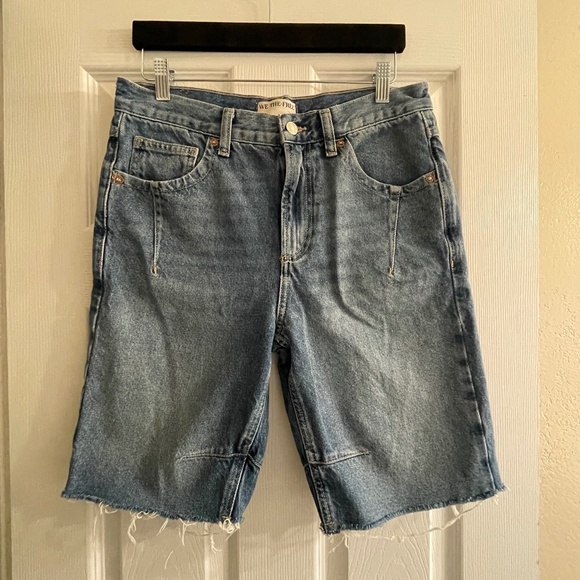 Free People “We The Free” Ghost Town High Rise Long Short — Size 28 - Picture 1 of 2